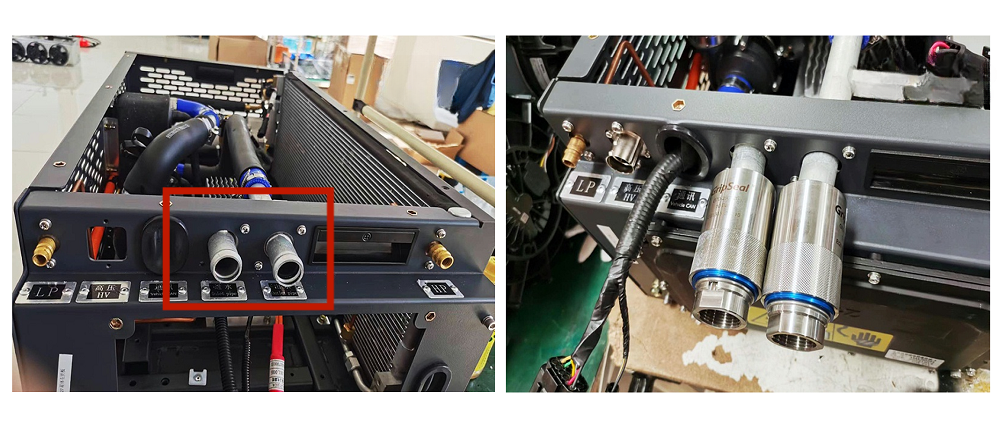 車用空調(diào)進出水管的快速密封連接 車用空調(diào)進出水管的快速密封連接