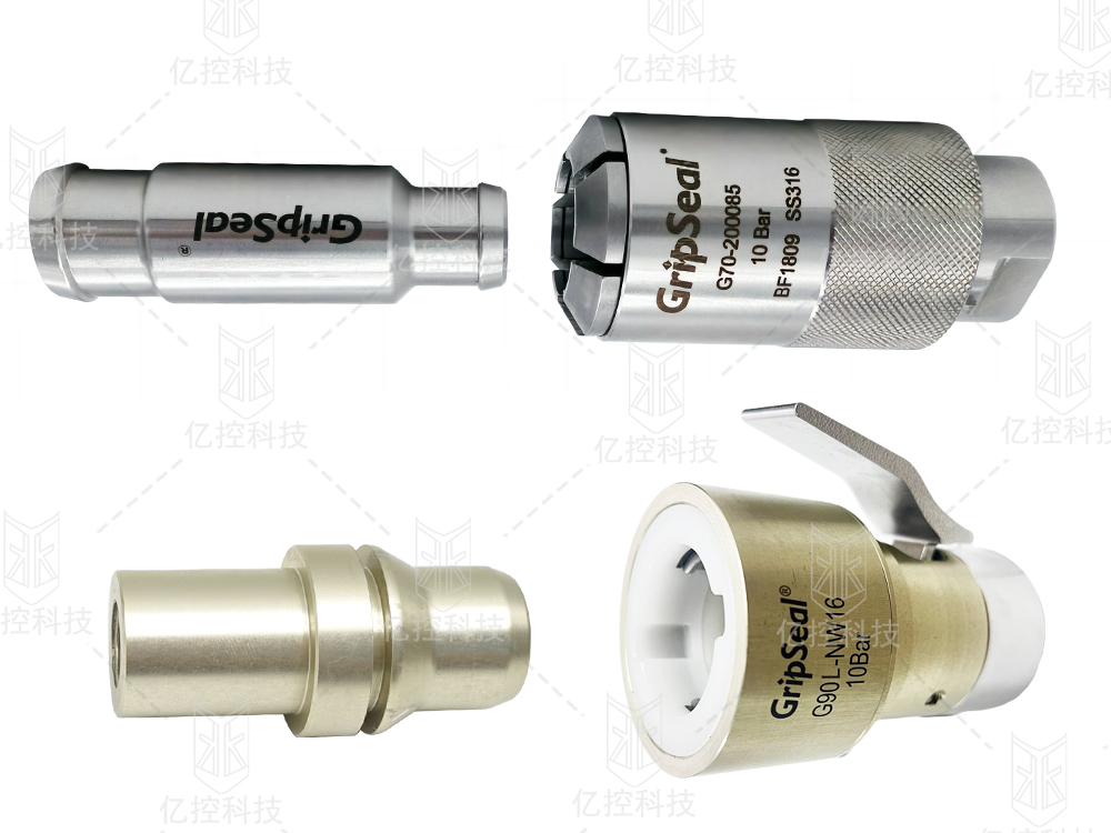 用于新能源電池包冷卻液進(jìn)出管口快速封堵的格雷希爾快速密封連接器