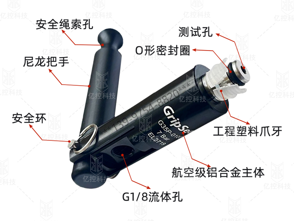 G35P系列快速接頭結構圖