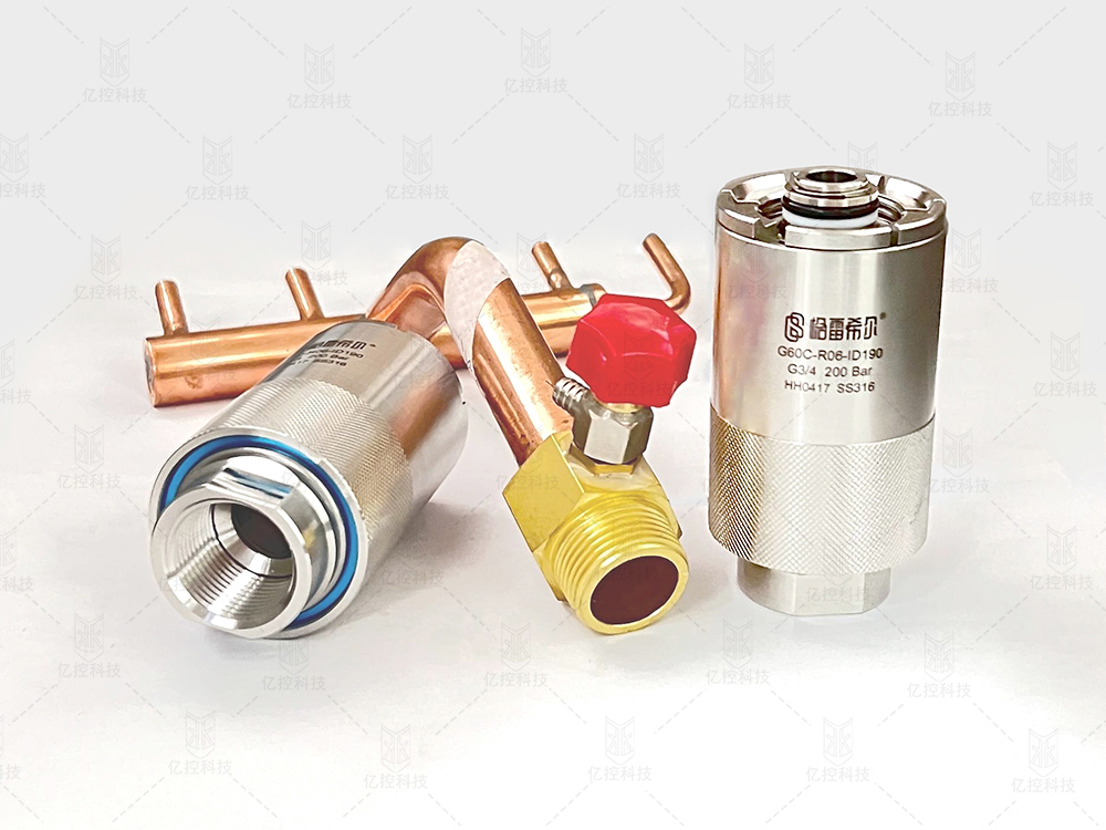 制冷行業(yè)銅管通水測試G60C-R06-ID190定制款接頭的解析