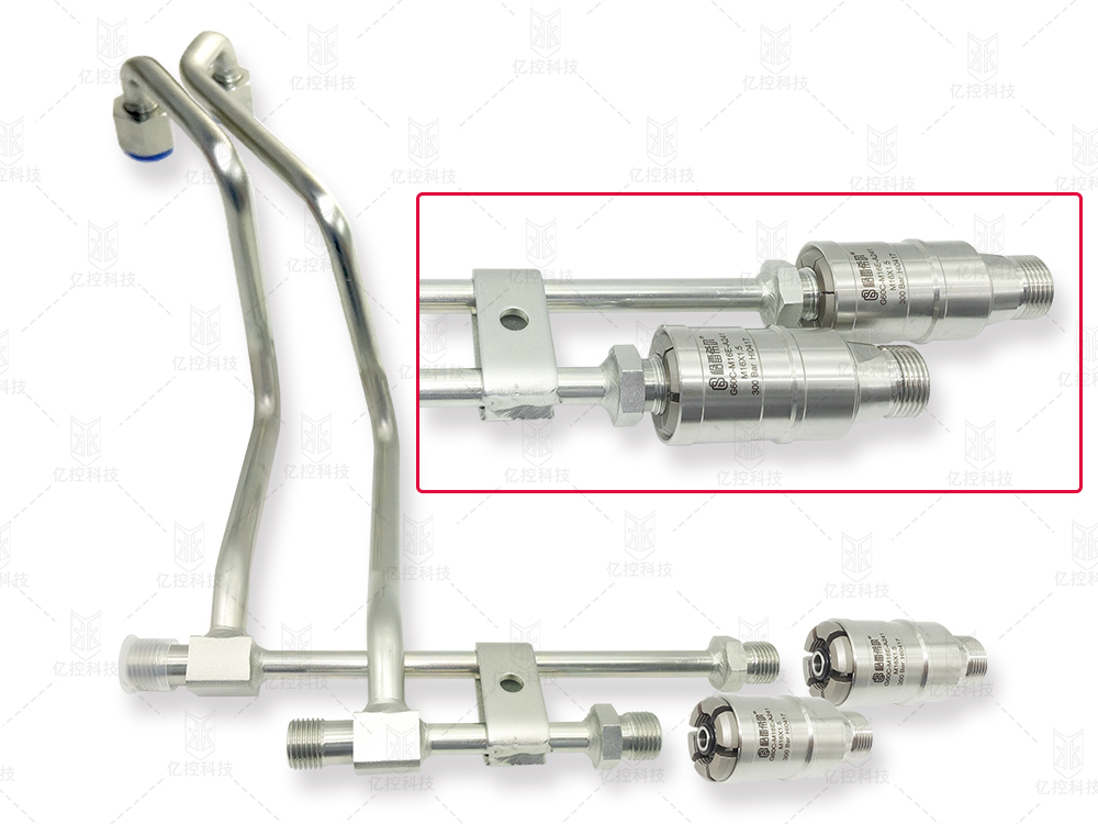 格雷希爾G60C快速接頭在高壓油管的耐壓測試